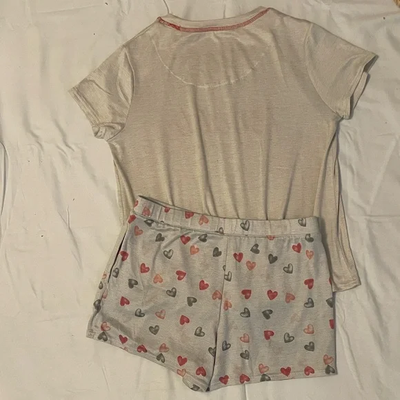 π *Lovable Cream & Pink PJs π - Picture 2 of 7